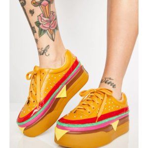 Current Mood EXTRA CHEESE PLZ BURGER SNEAKERS